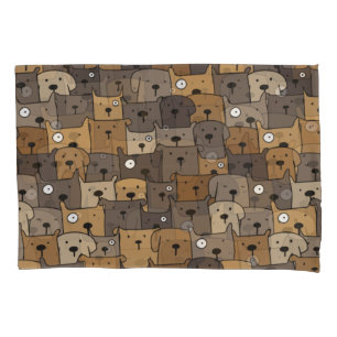 Pattern Pets Cute Dogs Lover Pillowcase