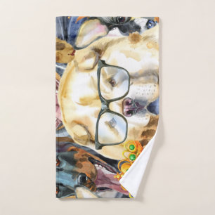 Pattern Pets Dogs Animal Lovers Hand Towel