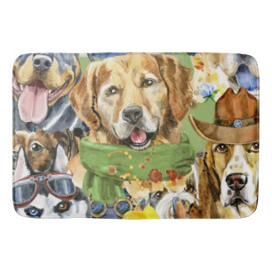 Pattern Pets Dogs Animals Lover Bath Mat