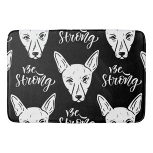 Pattern Pets Strong Dogs Lover Bath Mat