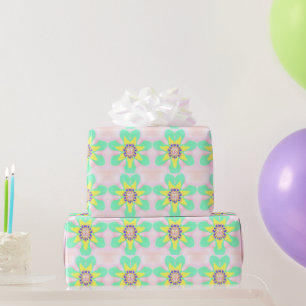 ~ Pattern Pink Purple Yellow Shades ~ Wrapping Paper