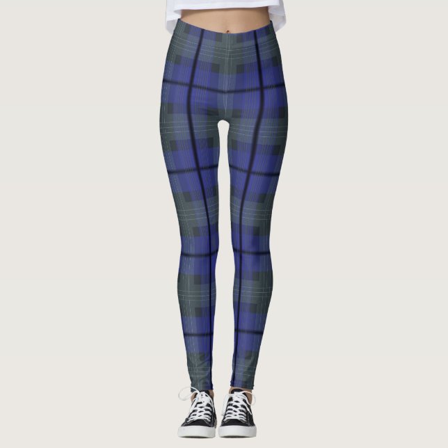 Pattern Plaid  Leggings (Front)