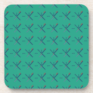 Pattern Portland Airport carpet Coaster