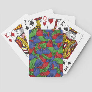 Pattern - Primary Colours Building Blocks Playing Cards