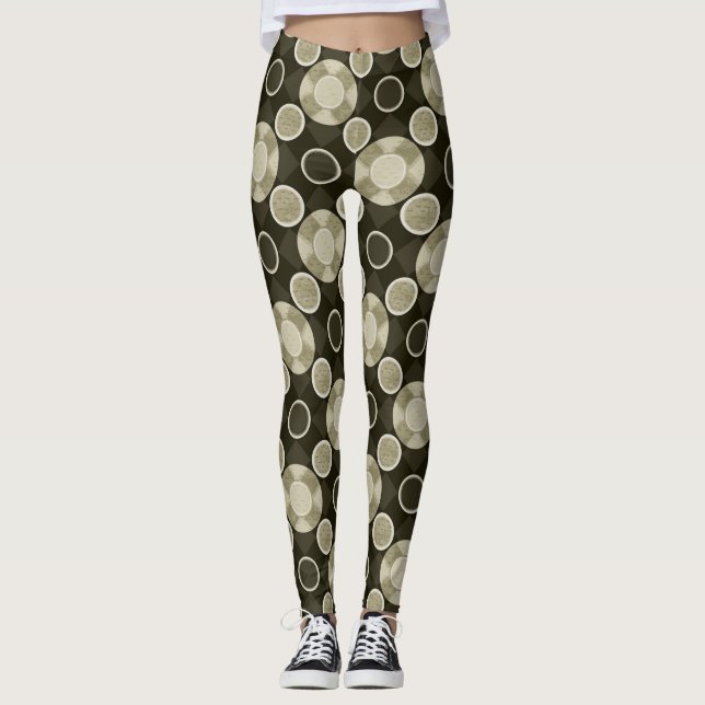 Pattern Print  Leggings (Front)