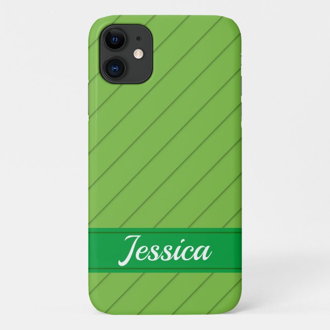 pattern Print with Name Case-Mate iPhone Case (Back)