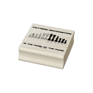 Pattern Recognition Is The Name Of The Game Chess Rubber Stamp
