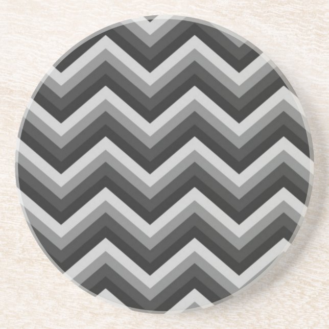 Pattern Retro Zig Zag Chevron Coaster (Front)