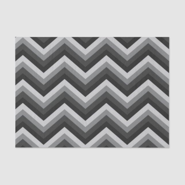 Pattern Retro Zig Zag Chevron Tissue Paper (Front)