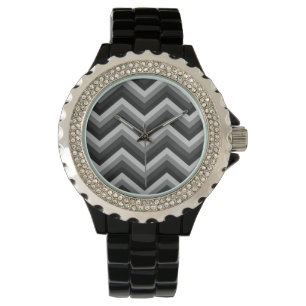 Pattern Retro Zig Zag Chevron Watch