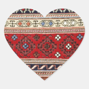 Pattern Rug Turkish Peace Love Art Party Destiny Heart Sticker
