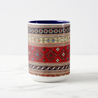Pattern Rug Turkish Peace Love Art Party Destiny Two-Tone Coffee Mug