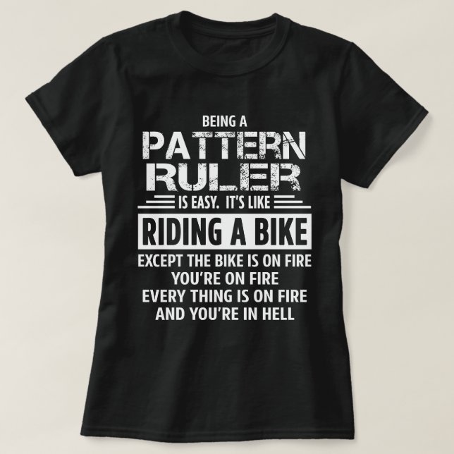 Pattern Ruler T-Shirt (Design Front)