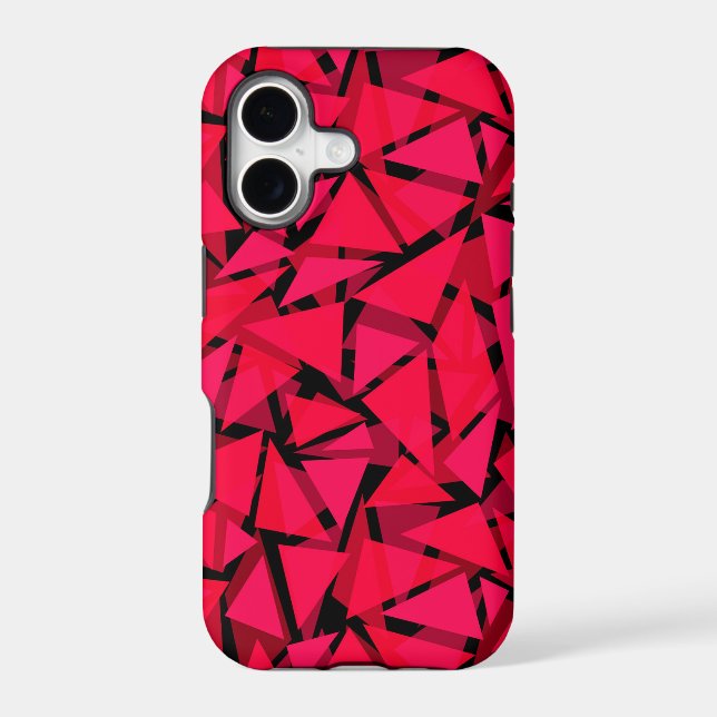 pattern scarlet bright red ,geometric ,abstract th (Back)