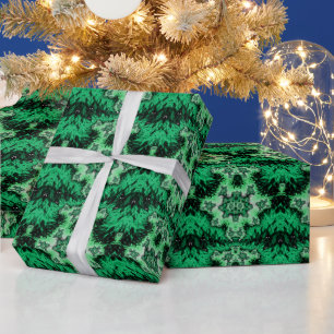 ~ Pattern Shades of Green ~ Wrapping Paper