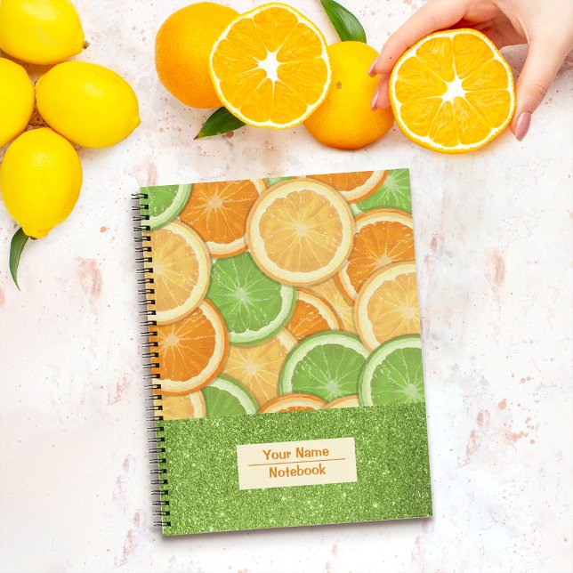 Pattern Slices Orange Notebook (Pattern Slices Orange Notebook
)