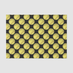 Pattern Softball Tissue Paper
