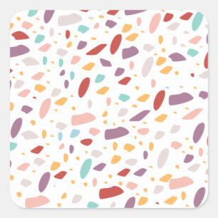pattern square sticker
