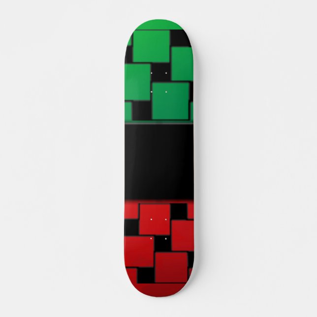 Pattern Squares Skateboard (Front)