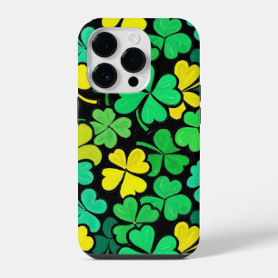 Pattern St. Patrick's Day Clovers  iPhone 14 Pro Case