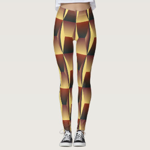 Pattern Stylish Fashion- Geometric Modern Elegant Leggings