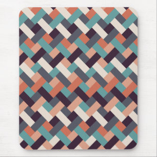 Pattern Stylish Fashion- Geometric Modern Vintage Mouse Pad