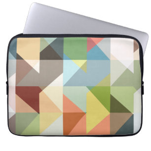 Pattern Stylish Fashion Geometric Vintage Laptop Sleeve