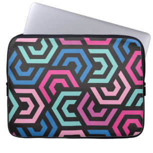 Pattern Stylish Modern- Fashion Geometric colorful Laptop Sleeve