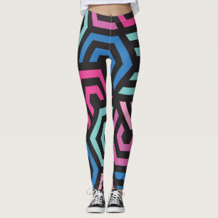 Pattern Stylish Modern- Fashion Geometric colorful Leggings