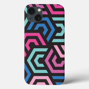 Pattern Stylish Modern- Fashion Geometric colourfu iPhone 13 Case