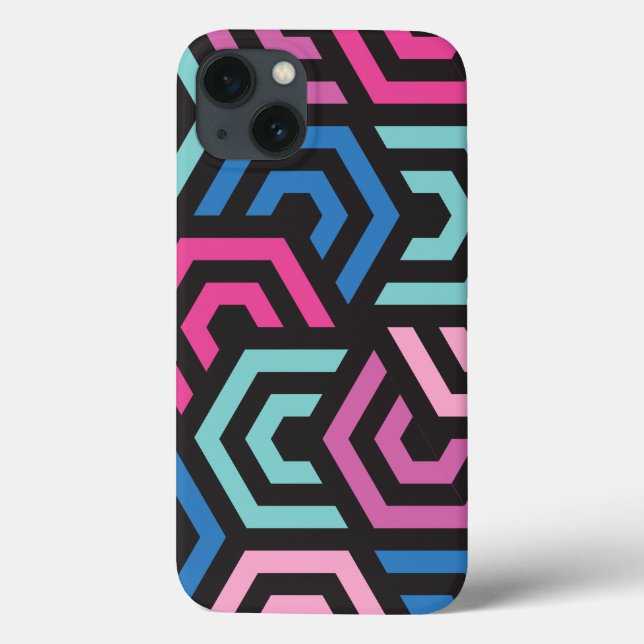 Pattern Stylish Modern- Fashion Geometric colourfu Case-Mate iPhone Case (Back)