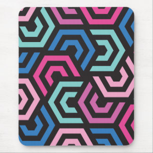 Pattern Stylish Modern- Fashion Geometric colourfu Mouse Pad
