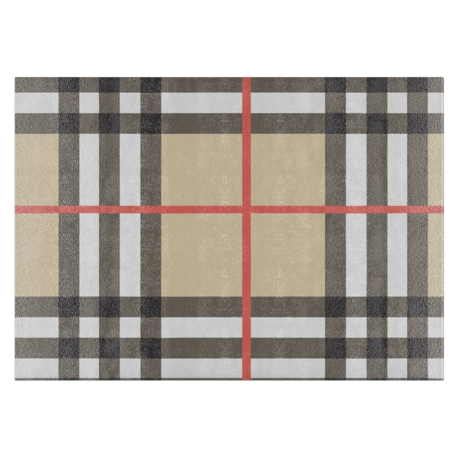 Pattern Stylish Scottish Geometric Fashion    Cutting Board (Front)