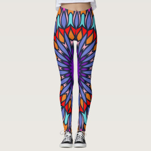  Pattern Summer Fashion Colourful Vintage Trendy   Leggings