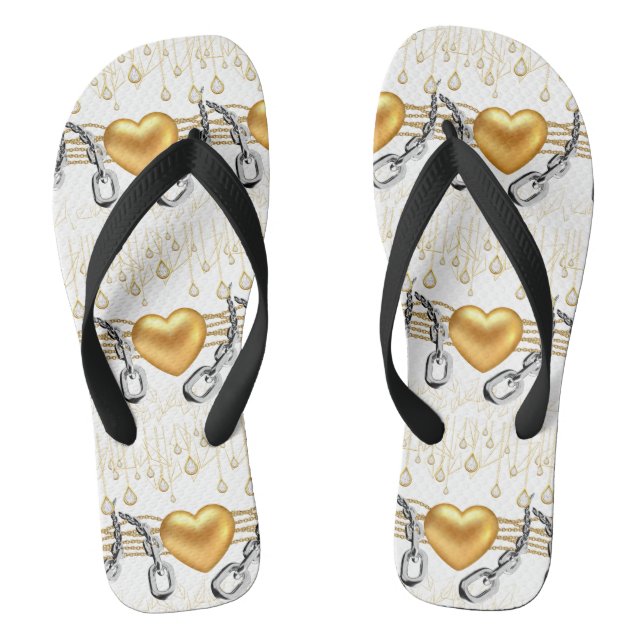 pattern thongs (Footbed)