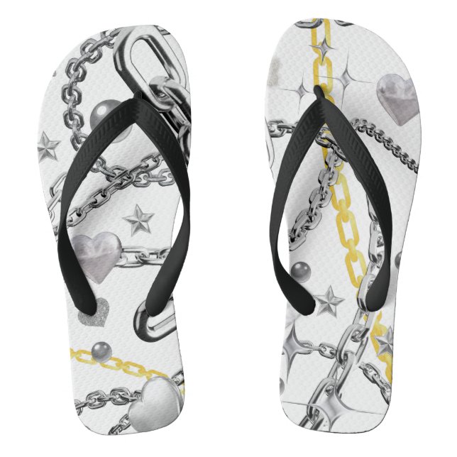 pattern thongs (Footbed)