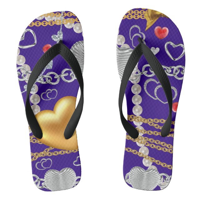 pattern thongs (Footbed)