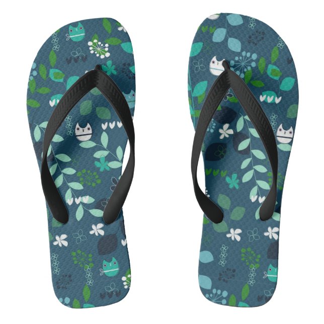 pattern thongs (Footbed)