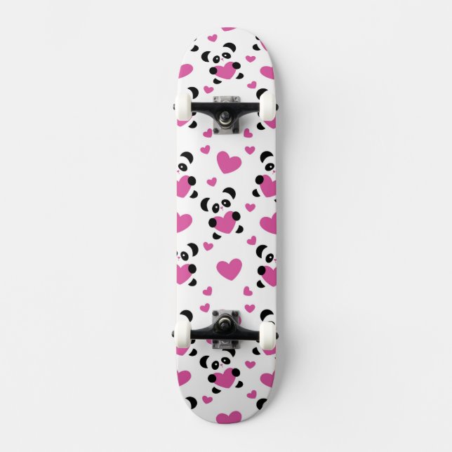 Pattern to the Day of Love Skateboard (Front)