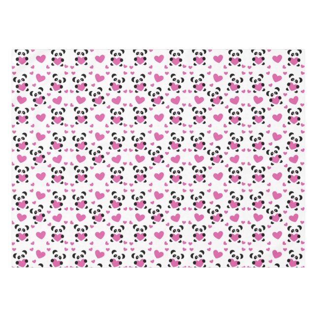 Pattern to the Day of Love Tablecloth (Front (Horizontal))