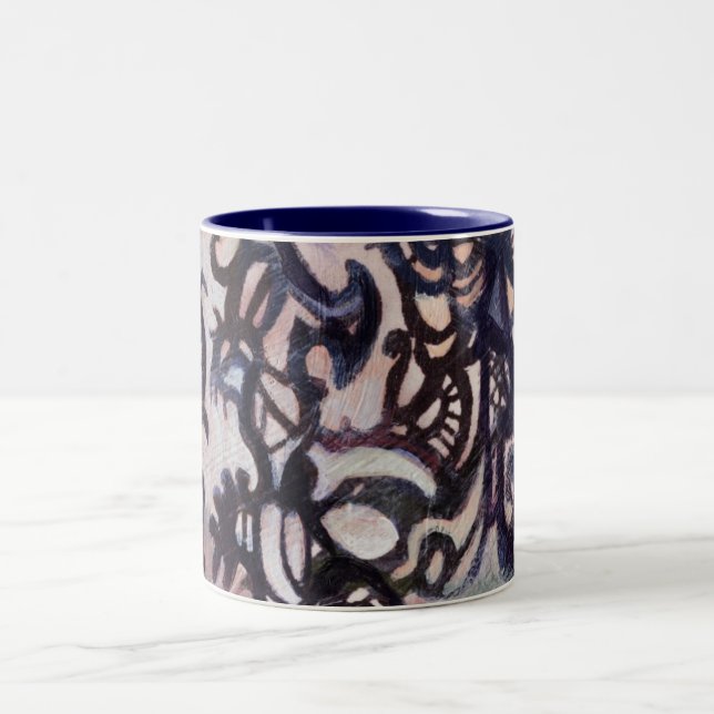 pattern Two-Tone coffee mug (Center)
