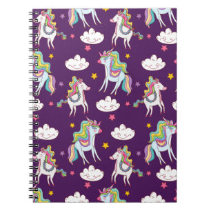 Pattern Unicorn Funny Magic Horse         Notebook