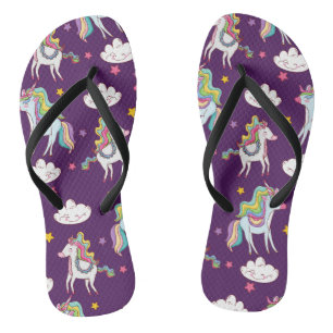Pattern Unicorn Funny Magic Horse    Thongs