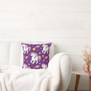 Pattern Unicorn Magic Horse Cute Cushion