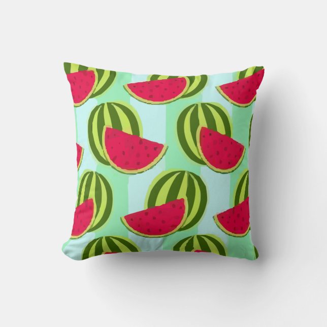 Pattern Watermelons Jungle Cushion (Front)