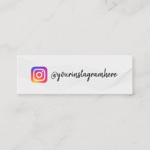 Pattern Waves instagram business card