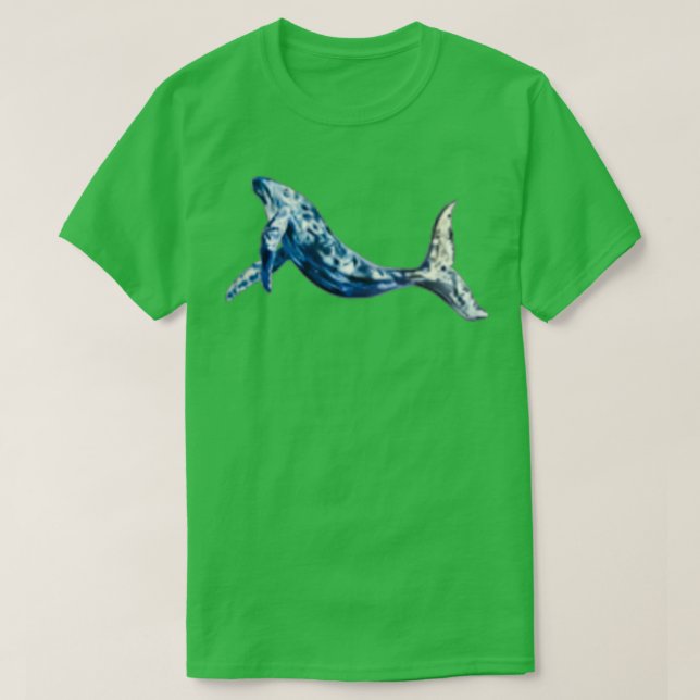 Pattern Whale 53 T-Shirt (Design Front)