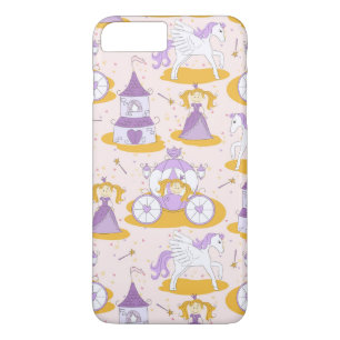 pattern with a princess iPhone 8 plus/7 plus case