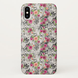 Pattern With Animal Prints iPhone X Case