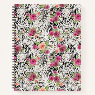 Pattern With Animal Prints Notebook